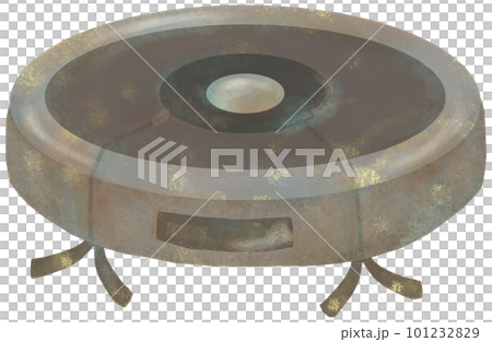 Cleaning robot illustration 101232829