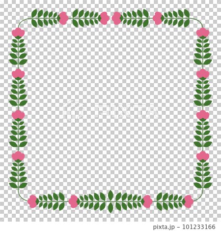 nordic flower frame 101233166