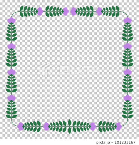 nordic flower frame 101233167