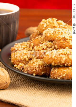 Christmas honey cookies Melomakarona 101234337