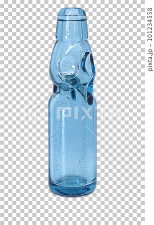 Ramune bottle illustration realistic Ramune bottle illustration realistic 101234558