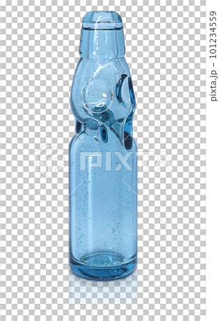 Ramune bottle illustration real Ramune bottle illustration real 101234559