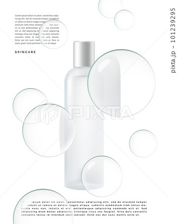 Vector Minimalist Abstract Water Drops Poster, Book Cover or Advertisement Background. Pure White. Vector Minimalist Abstract Water Drops Poster, Book Cover or Advertisement Background. Pure White. 101239295