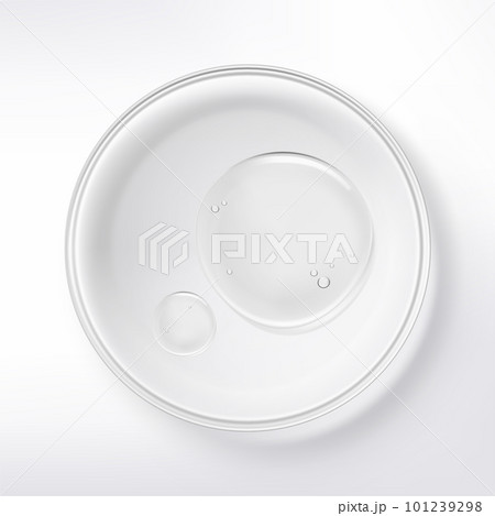 Vector Petri Dish with Beauty Cream or Gel 3D Illustration under sunlight for Beauty and Healthcare Poster, Product Packaging, or Advertisement Background. Vector Petri Dish with Beauty Cream or Gel 3D Illustration under sunlight for Beauty and Healthcare Poster, Product Packaging, or Advertisement Background. 101239298