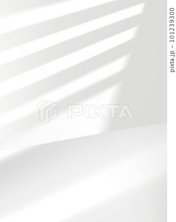 Vector Studio shot indoor Sunlight Shade White Product Display Background for Beauty, Toiletries and Healthcare Products. Vector Studio shot indoor Sunlight Shade White Product Display Background for Beauty, Toiletries and Healthcare Products. 101239300