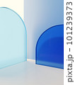 3D Rendering Minimal Studio Shot Pastel or Vibrant Color Transparent Acrylic Board with Back Light Product Display Background for Fashion, Cosmetics and Trendy Products. 101239373