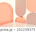 3D Rendering Minimal Studio Shot Pastel or Vibrant Color Transparent Acrylic Board with Back Light Product Display Background for Fashion, Cosmetics and Trendy Products. 101239375
