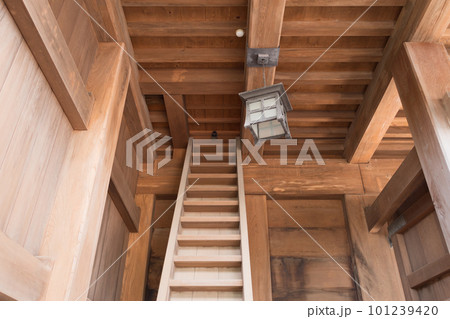 掛川城大手門階段 101239420