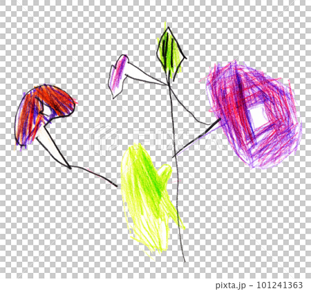 牽牛花兒童畫 牽牛花兒童畫 101241363