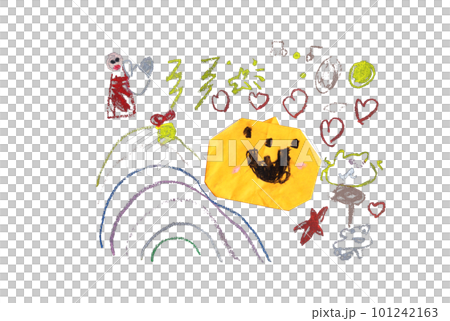 子供が描いたハロウィンの絵 子供が描いたハロウィンの絵 101242163