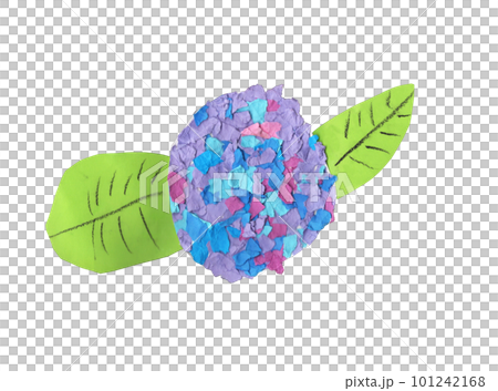 子供が制作した紫陽花のイラスト 子供が制作した紫陽花のイラスト 101242168