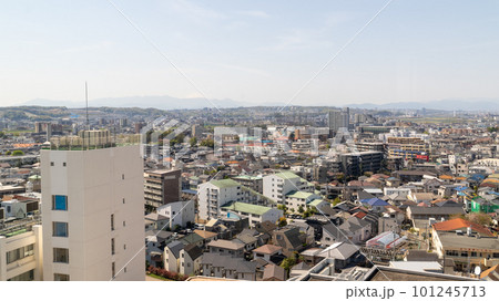 調布市(文化会館たづくり展望台から)の街並み⑥ 調布市(文化会館たづくり展望台から)の街並み⑥ 101245713