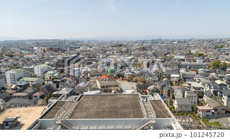 調布市(文化会館たづくり展望台から)の街並み⑫ 調布市(文化会館たづくり展望台から)の街並み⑫ 101245720