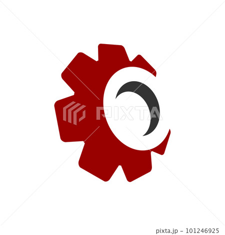 gear logo template. Icon Illustration Brand Identity. Isolated and flat illustration. Vector graphic gear logo template. Icon Illustration Brand Identity. Isolated and flat illustration. Vector graphic 101246925
