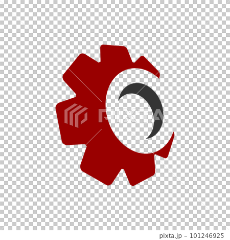 gear logo template. Icon Illustration Brand Identity. Isolated and flat illustration. Vector graphic gear logo template. Icon Illustration Brand Identity. Isolated and flat illustration. Vector graphic 101246925