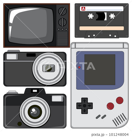 Set of retro object Set of retro object 101248004