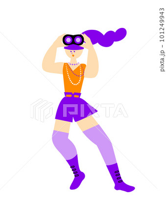 research_look up_people_探す・調べる人02_女性_ベクター_イラスト_素材 research_look up_people_探す・調べる人02_女性_ベクター_イラスト_素材 101249943