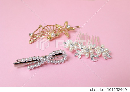 ヘアピン, 髪留め, 髪どめ, 装飾品, アクセサリー, 女性, 髪飾り, ヘアーアクセサリー 101252449