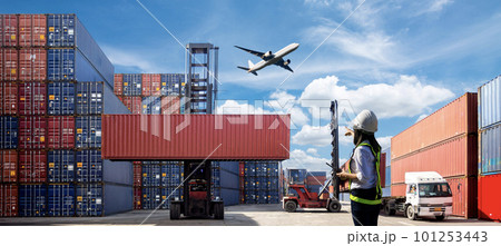 Logistic Export Import Concept 101253443