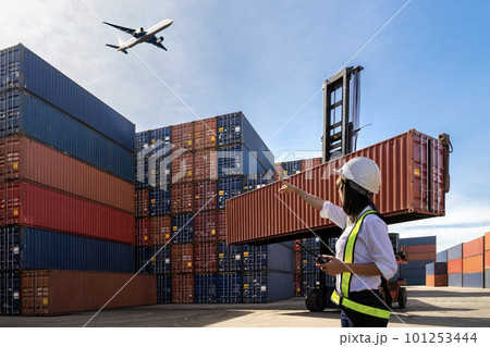 Logistic Export Import Concept Logistic Export Import Concept 101253444