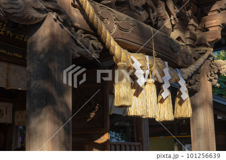 境内のしめ縄【田無神社】 境内のしめ縄【田無神社】 101256639