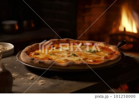 Hot fire cheese pizza. Slice food. Generate Ai Hot fire cheese pizza. Slice food. Generate Ai 101258000
