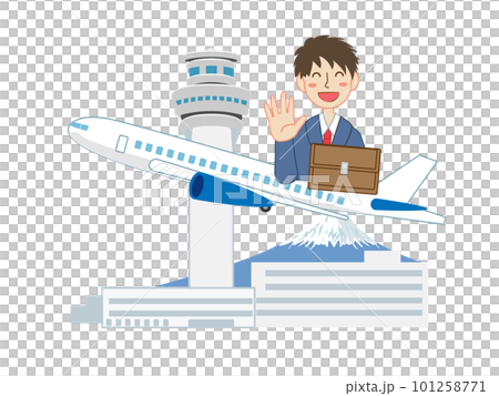 去羽田機場出差的商人 去羽田機場出差的商人 101258771