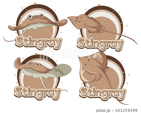 Stingray in cartoon style Stingray in cartoon style 101259399