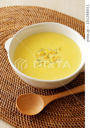 美味しそうなコーンポタージュスープ 美味しそうなコーンポタージュスープ 101266051