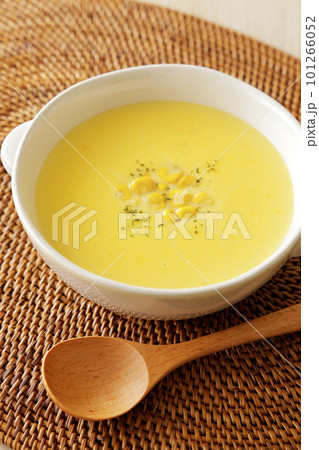 美味しそうなコーンポタージュスープ 美味しそうなコーンポタージュスープ 101266052