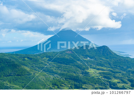 大野岳から見た開聞岳 大野岳から見た開聞岳 101266797