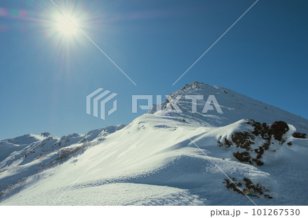 冬の御嶽山 冬の御嶽山 101267530