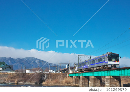 上高地線と鉄橋 上高地線と鉄橋 101269379