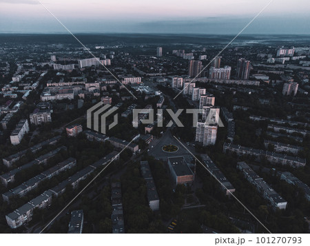 Aerial Kharkiv city morning, Pavlove Pole district Aerial Kharkiv city morning, Pavlove Pole district 101270793