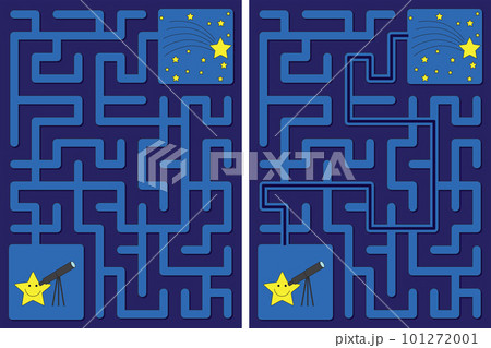 Easy little star maze 101272001