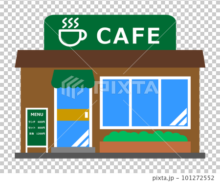 賣咖啡的咖啡店插畫 101272552