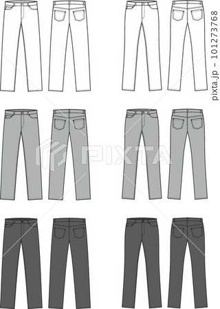 Mans and womans classic straight jeans.men 101273768