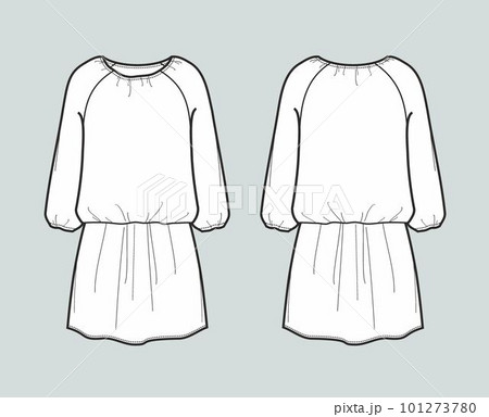 Womans summer long sleeve dress or tunic Womans summer long sleeve dress or tunic 101273780