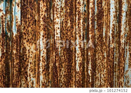 Old rusty metal texture background with paint flaking and cracking texture. Old rusty metal texture background with paint flaking and cracking texture. 101274152