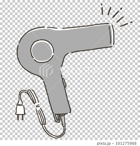Illustration of a simple hair dryer 101275988