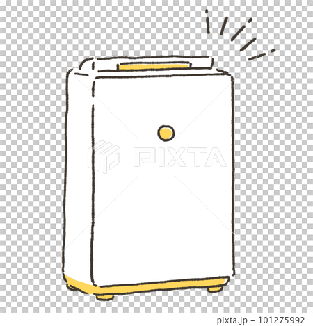 シンプルな空気清浄機のイラスト シンプルな空気清浄機のイラスト 101275992