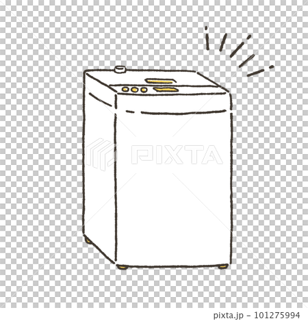 シンプルな洗濯機のイラスト 101275994