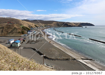 北海道 厚岸 末広地区の海岸風景 北海道 厚岸 末広地区の海岸風景 101276967