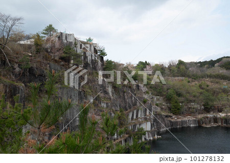 茨城県笠間市の石切場 茨城県笠間市の石切場 101278132