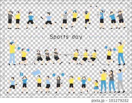 人們享受運動日 人們享受運動日 101279282