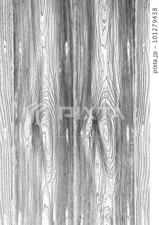 古いレトロ感のある木目の壁板イラストモノクロ 2のイラスト素材 [101279438] - PIXTA