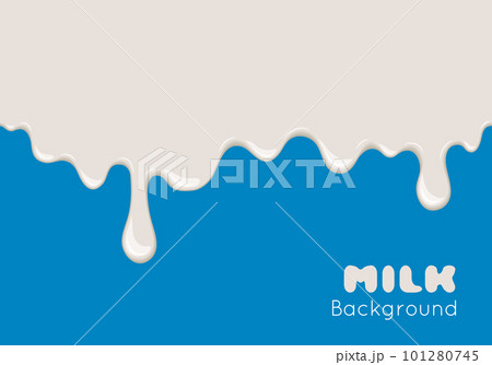 Vector background with flow milk. 101280745