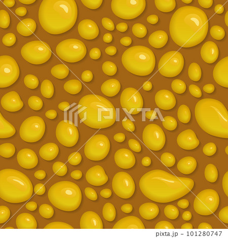 Honey shiny drops vector illustration. 101280747