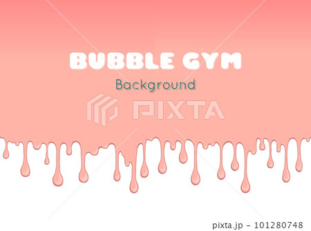 Background with pink bubble gum. 101280748