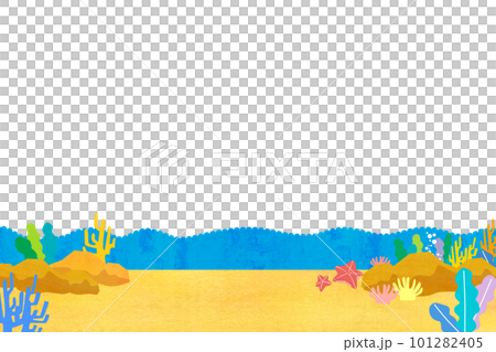 Undersea background material Sea creatures 101282405